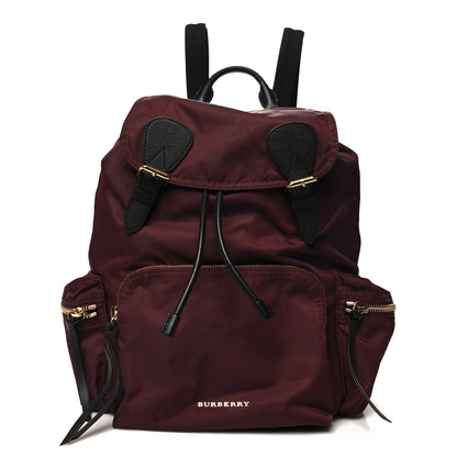 Burberry Nylon Large Rucksack Backpack Burgundy Red 1 of 11