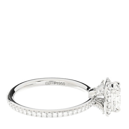 Harry Winston Platinum Diamond 1.01ct The One Cushion Cut Micropave Engagement Ring 53 6.25 5 of 7