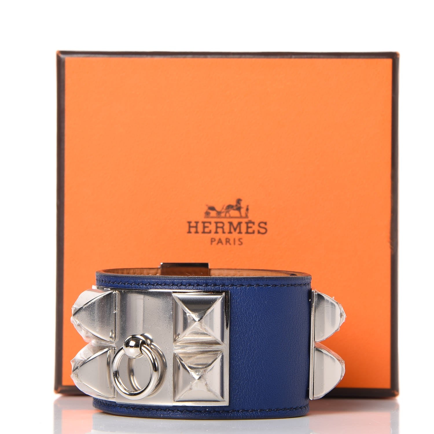 Hermes Swift Collier de Chien CDC Bracelet S Bleu Saphir 7 of 7