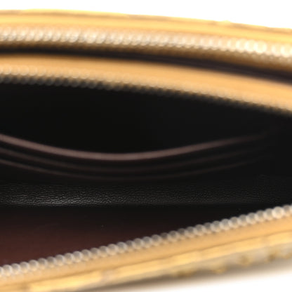 Chanel Metallic Snakeskin Small Gabrielle Clutch With Chain Gold 7 of 15
