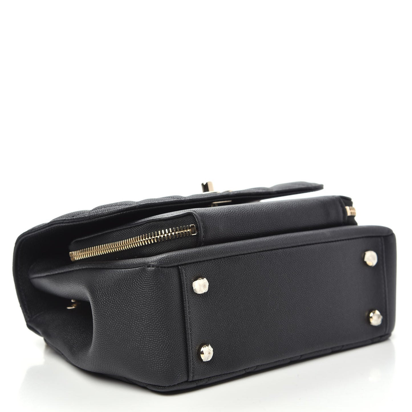 Caviar Quilted Medium Business Affinity Flap Black