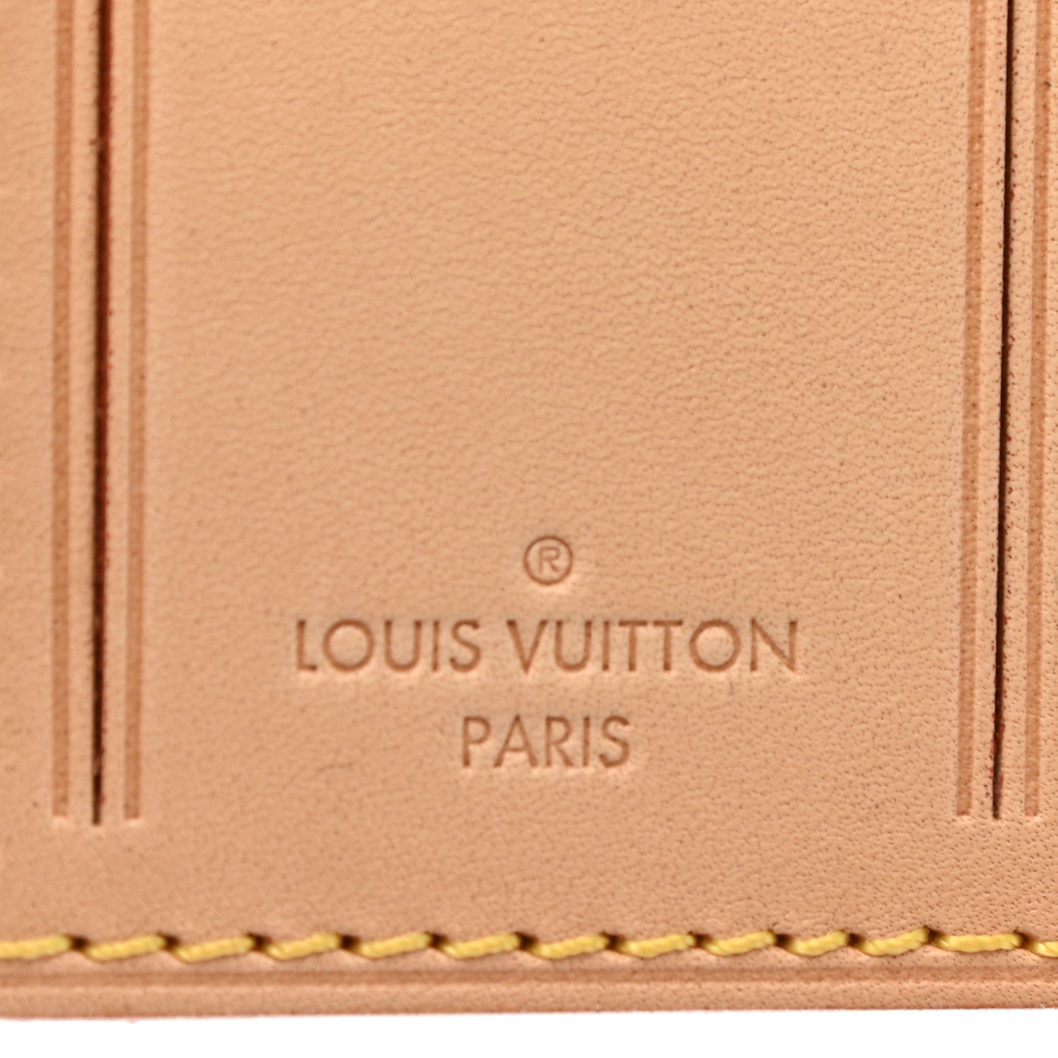 Louis Vuitton Vachetta Leather Luggage Tag 3 of 3