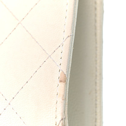 Chanel Goatskin Chic Pearls Clutch On Chain White 12 of 12