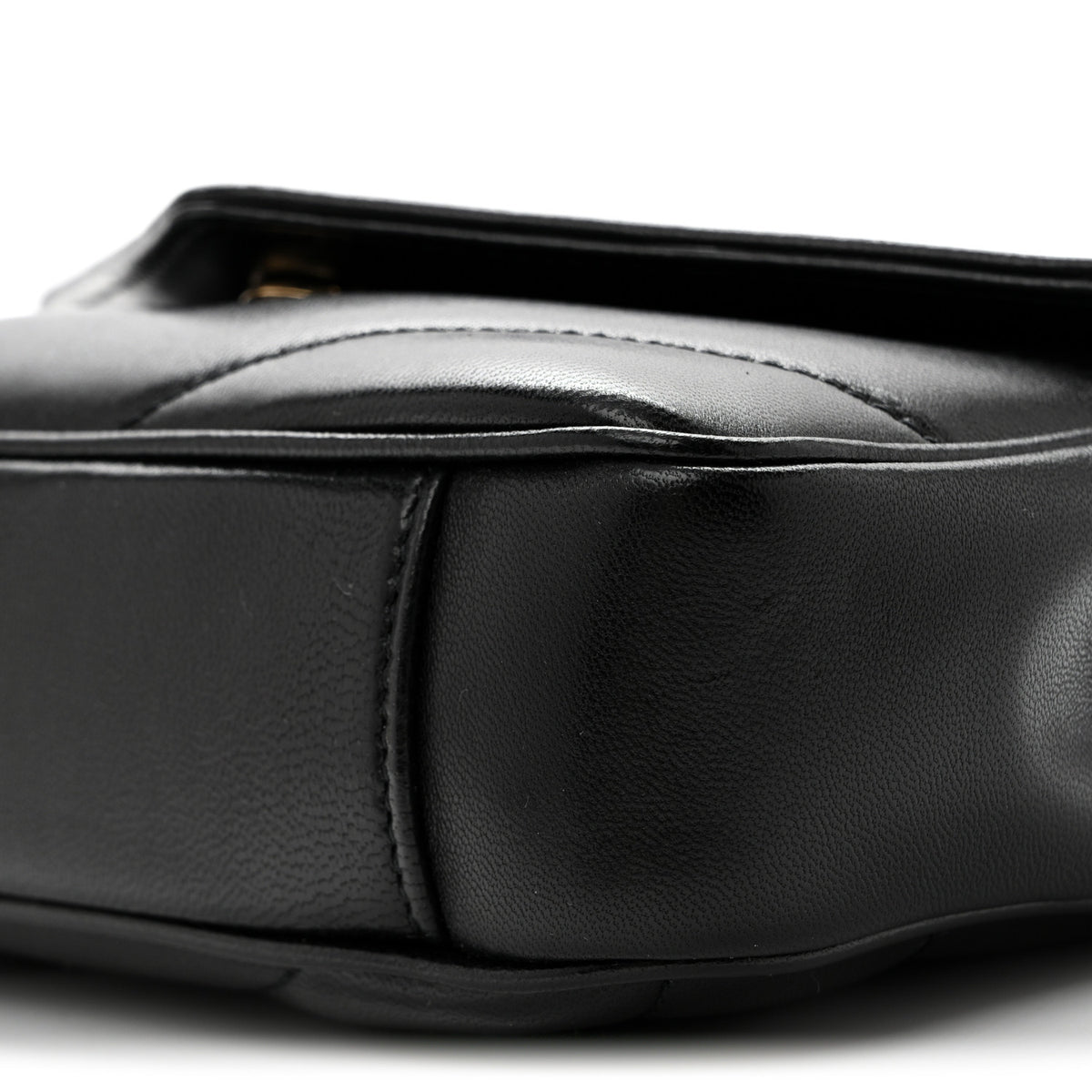 Saint Laurent Lambskin Chevron Quilted Mini Loulou Black 11 of 13