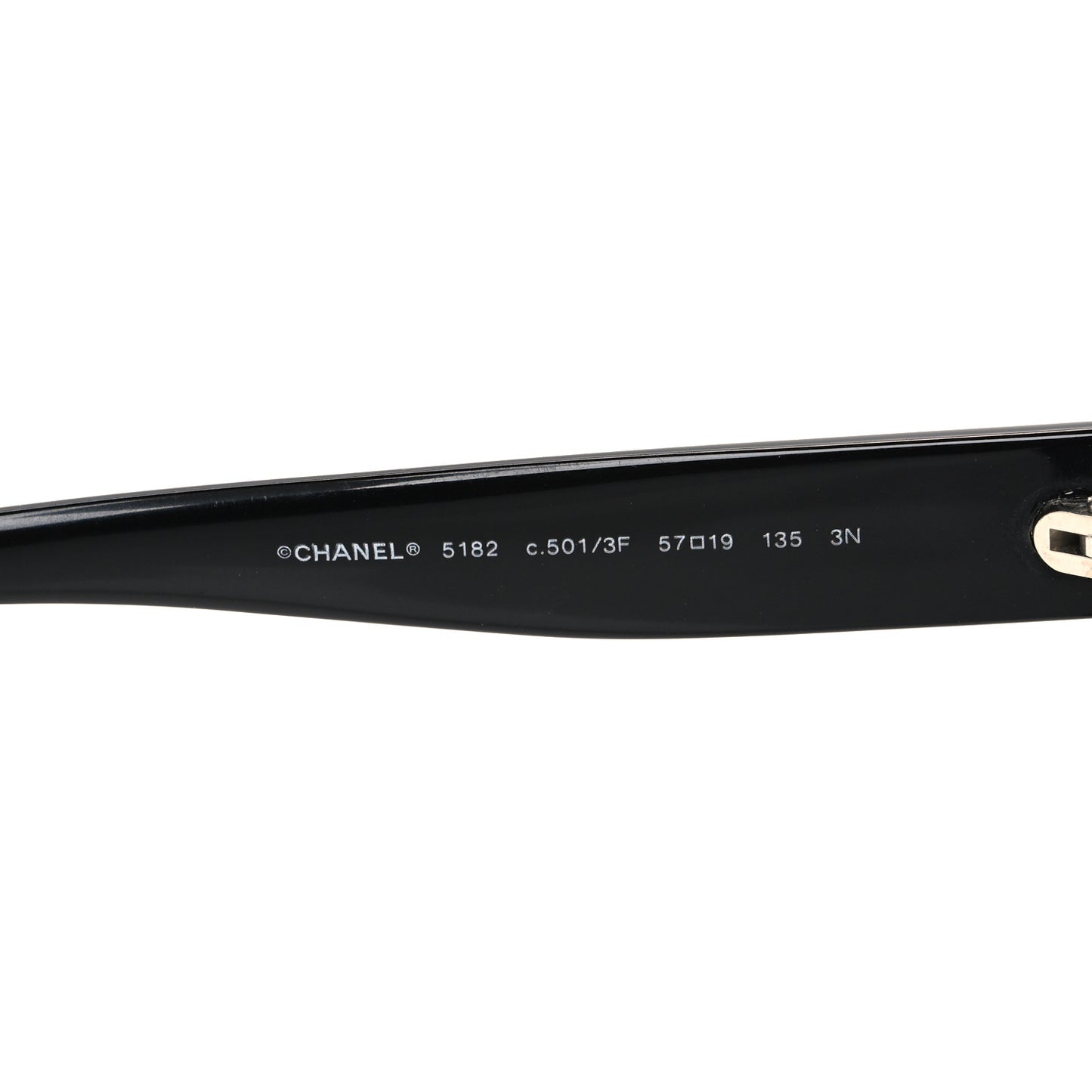 Acetate CC Logo Sunglasses 5182 Black