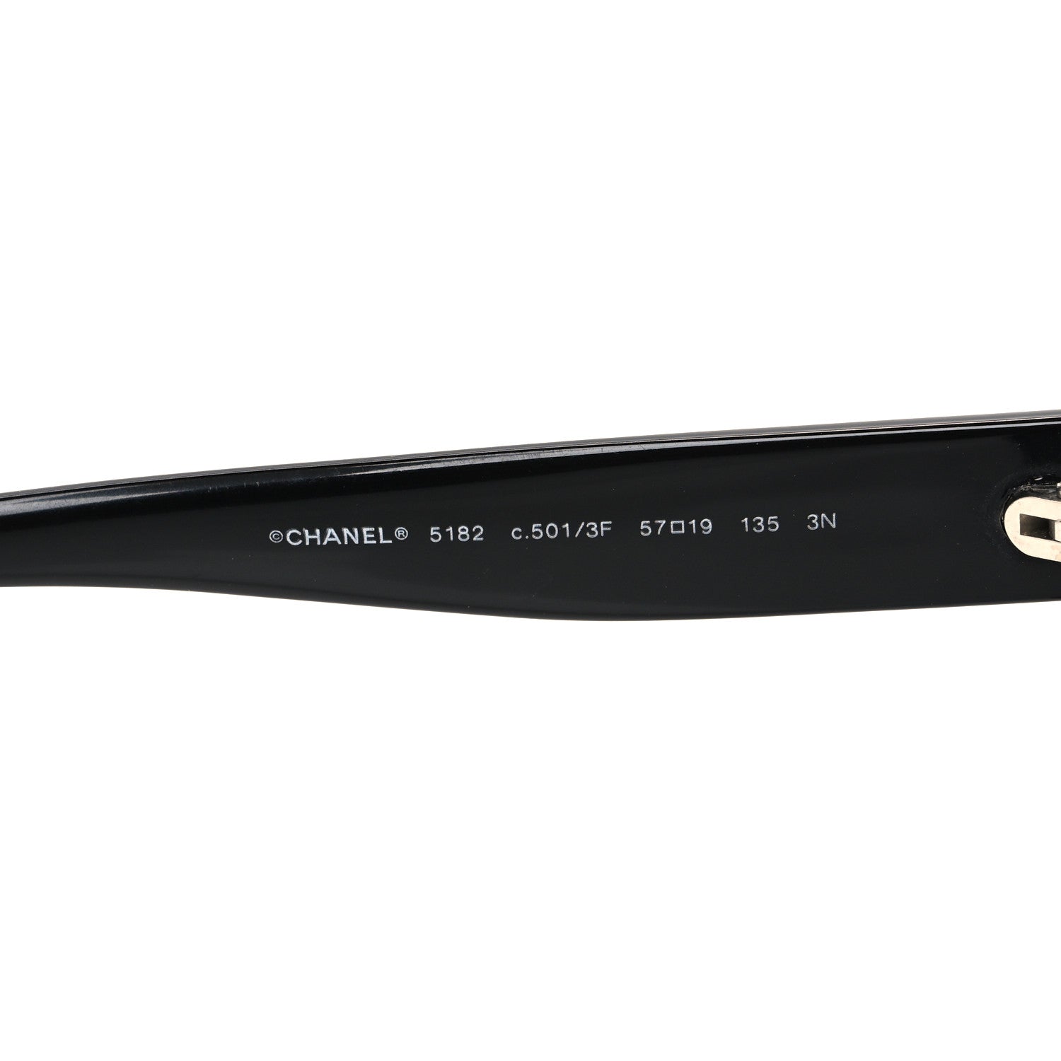 Chanel Acetate CC Logo Sunglasses 5182 Black 5 of 7
