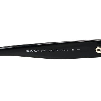 Chanel Acetate CC Logo Sunglasses 5182 Black 5 of 7