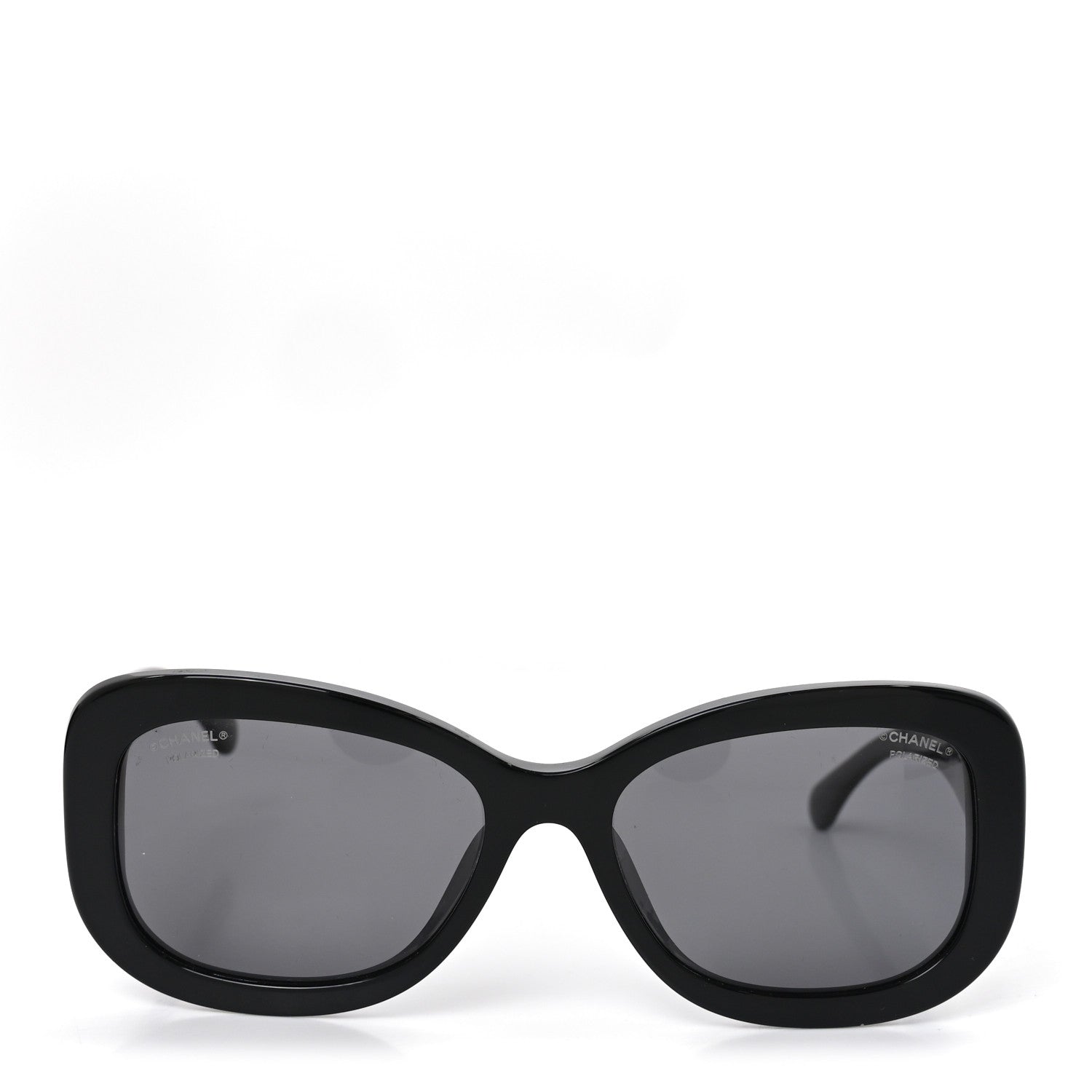CHANEL CHANEL サングラス 5468-B-A ブラック ココマーク Chanel Acetate Polarized CC Sunglasses 5468-B-A Black 1893360