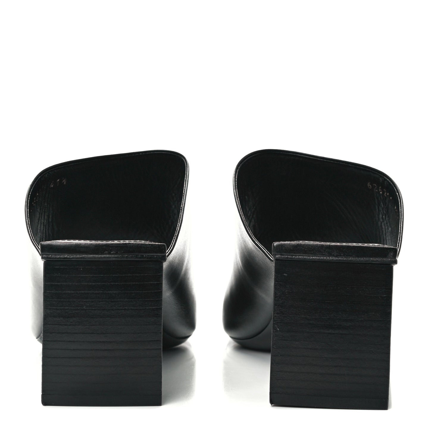 Smooth Calfskin Moon 60mm Sandals 41.5 Black