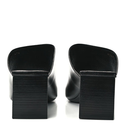 Balenciaga Smooth Calfskin Moon 60mm Sandals 41.5 Black 5 of 10