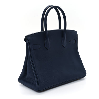 Hermes Togo Birkin 30 Bleu Nuit 2 of 11