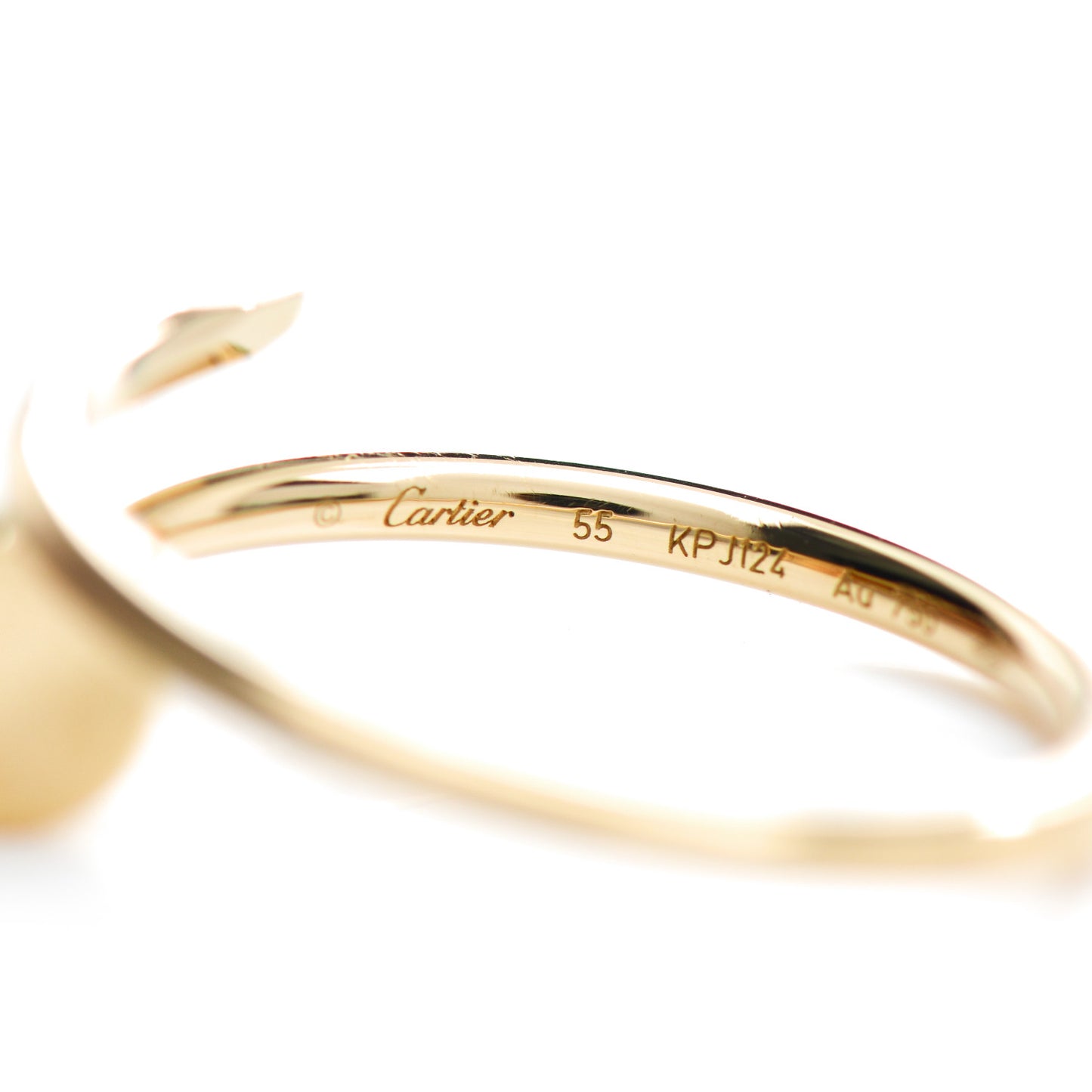 18K Yellow Gold Small Juste Un Clou Ring 55 7.25
