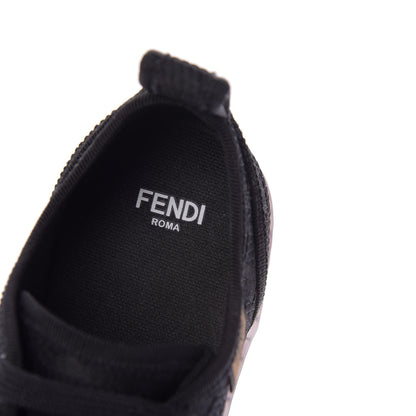 Fendi Corda FF Promenade Low Top Sneakers 35 Black 8 of 9