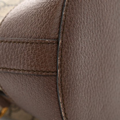 Gucci GG Supreme Monogram Neo Vintage Drawstring Bucket Backpack Beige New Acero Crop 11 of 11