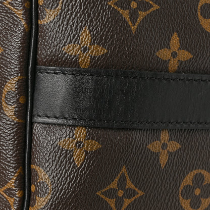 Louis Vuitton Monogram Macassar Keepall Bandouliere 55 6 of 11