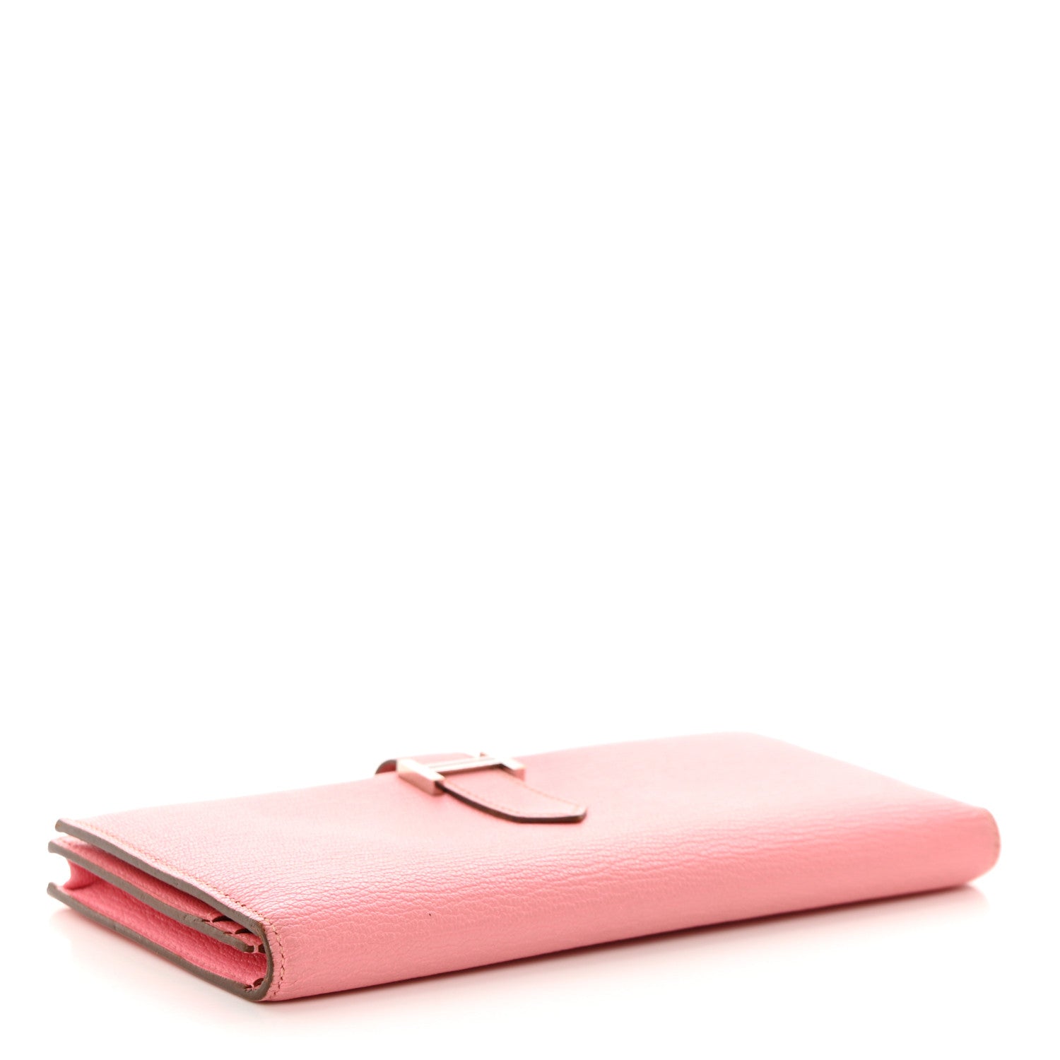 Hermes Chèvre Mysore Bearn Gusset Wallet 5P Pink 4 of 14