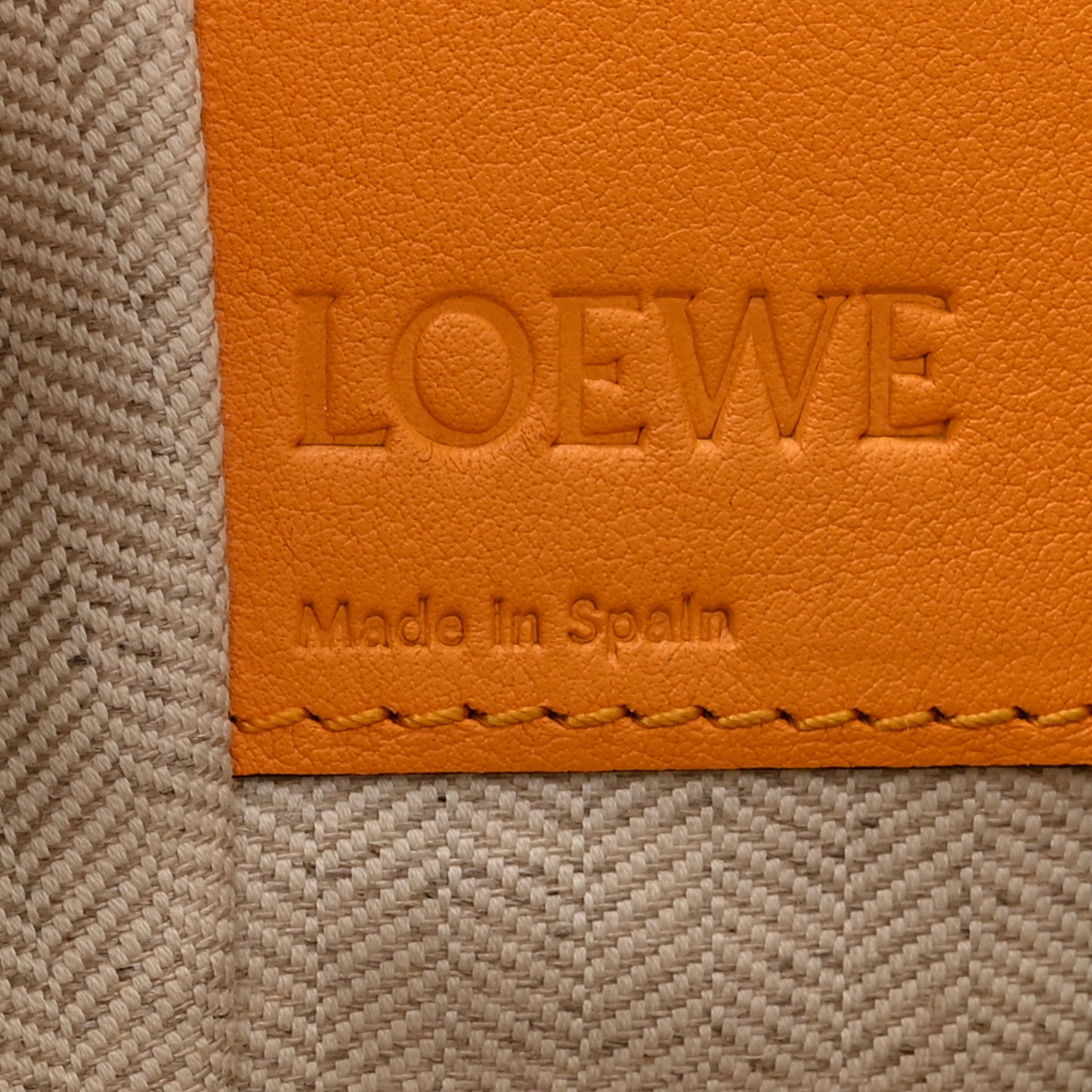 Calfskin Small Hammock Shoulder Bag Mandarin Yellow