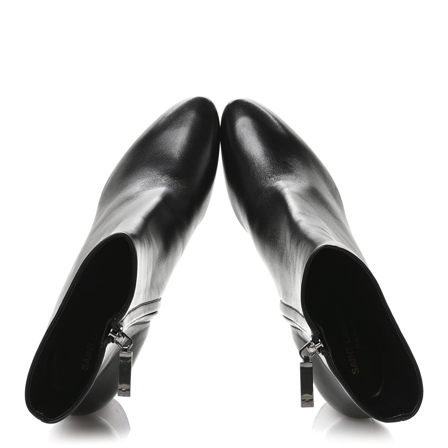 Nappa Vendome Loulou Ankle Zip Boot 41 Black