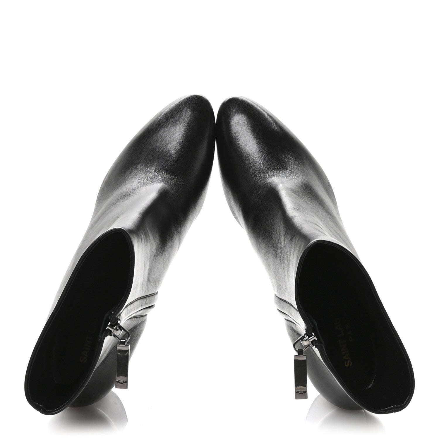 Saint Laurent Nappa Vendome Loulou Ankle Zip Boot 41 Black 2 of 9