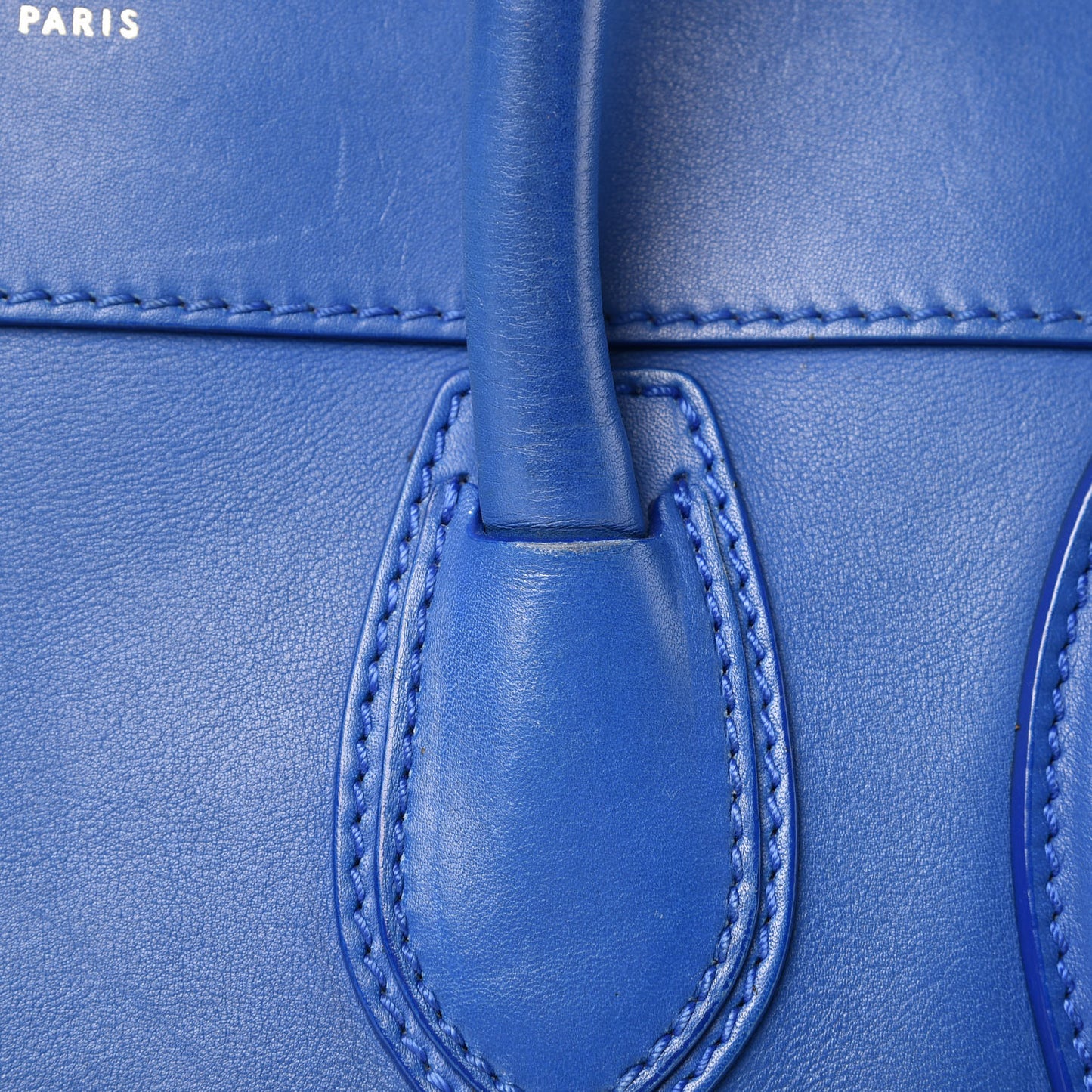 Smooth Calfskin Mini Luggage Royal Blue