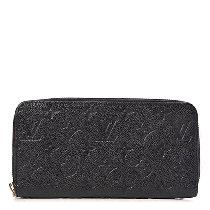 Louis Vuitton Empreinte Zippy Wallet Black 1 of 8