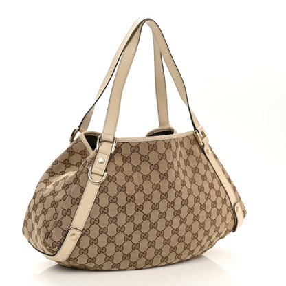 Gucci Monogram Medium Abbey Shoulder Bag Off White 3 of 12