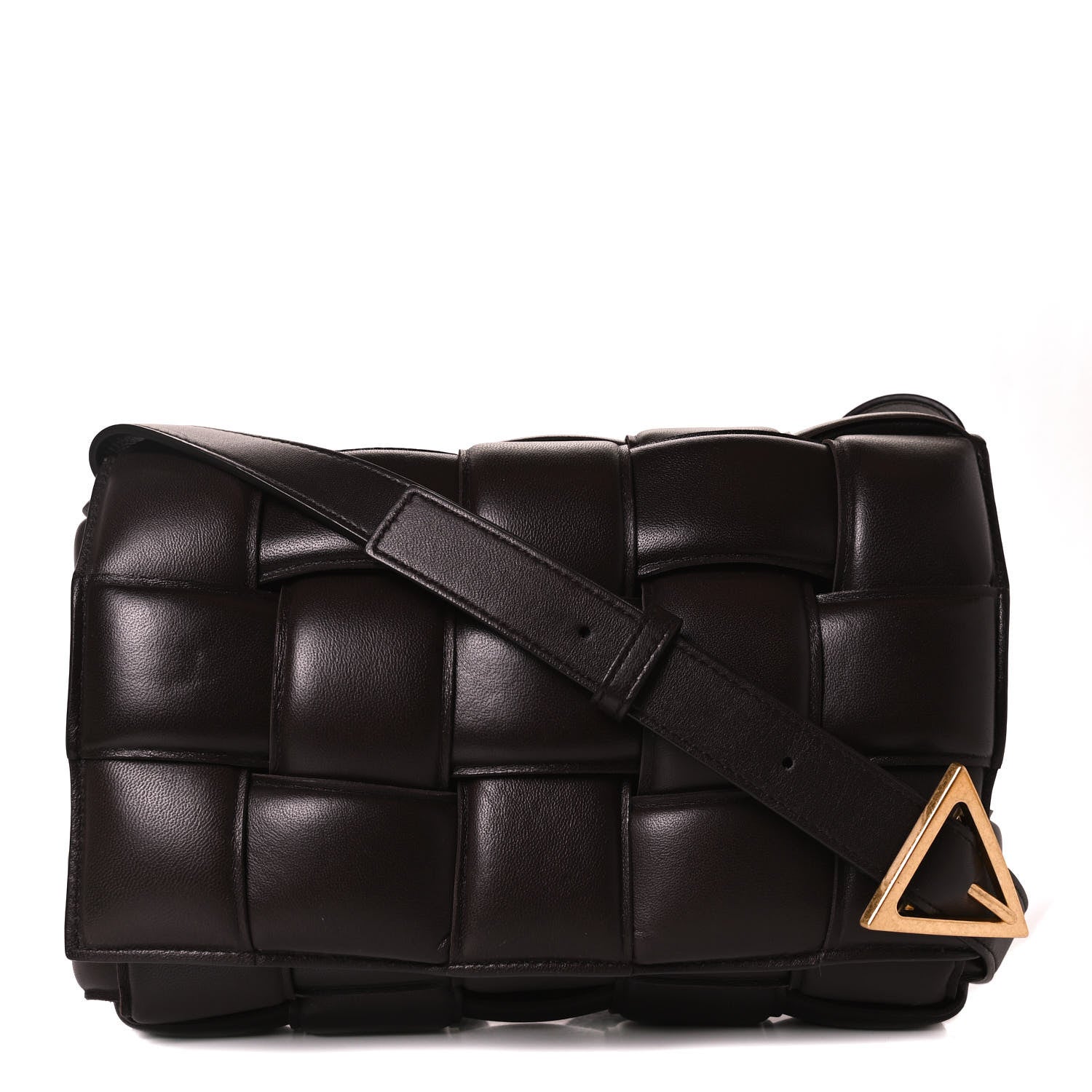 Bottega Veneta Nappa Maxi Intreccio Padded Cassette Crossbody Bag Fondente 2 of 11