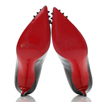 Christian Louboutin Kid Patent Geo 85 Pumps 38.5 Black 5 of 10