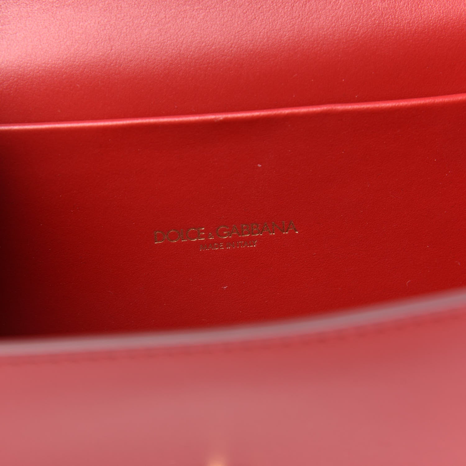 Dolce & Gabbana Smooth Calfskin Small Devotion Envelope Top Handle Bag Red 7 of 11