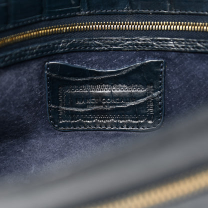 Nancy Gonzalez Crocodile Clutch Blue 6 of 9