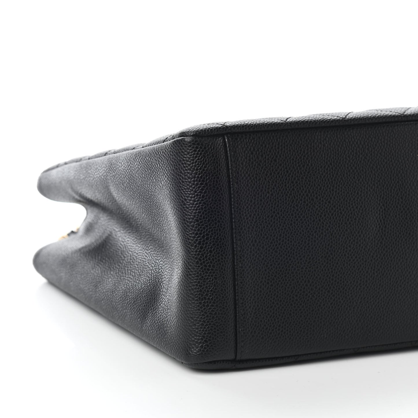 Caviar Quilted Grand Shopping Tote GST Black