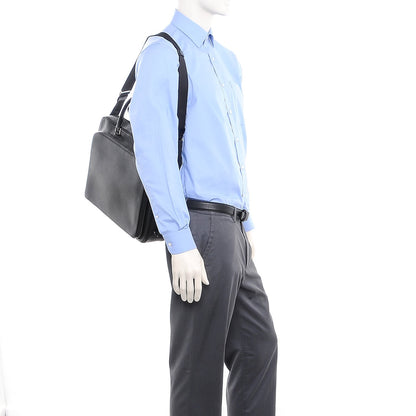 Prada Saffiano Travel Briefcase Nero Black 2 of 7