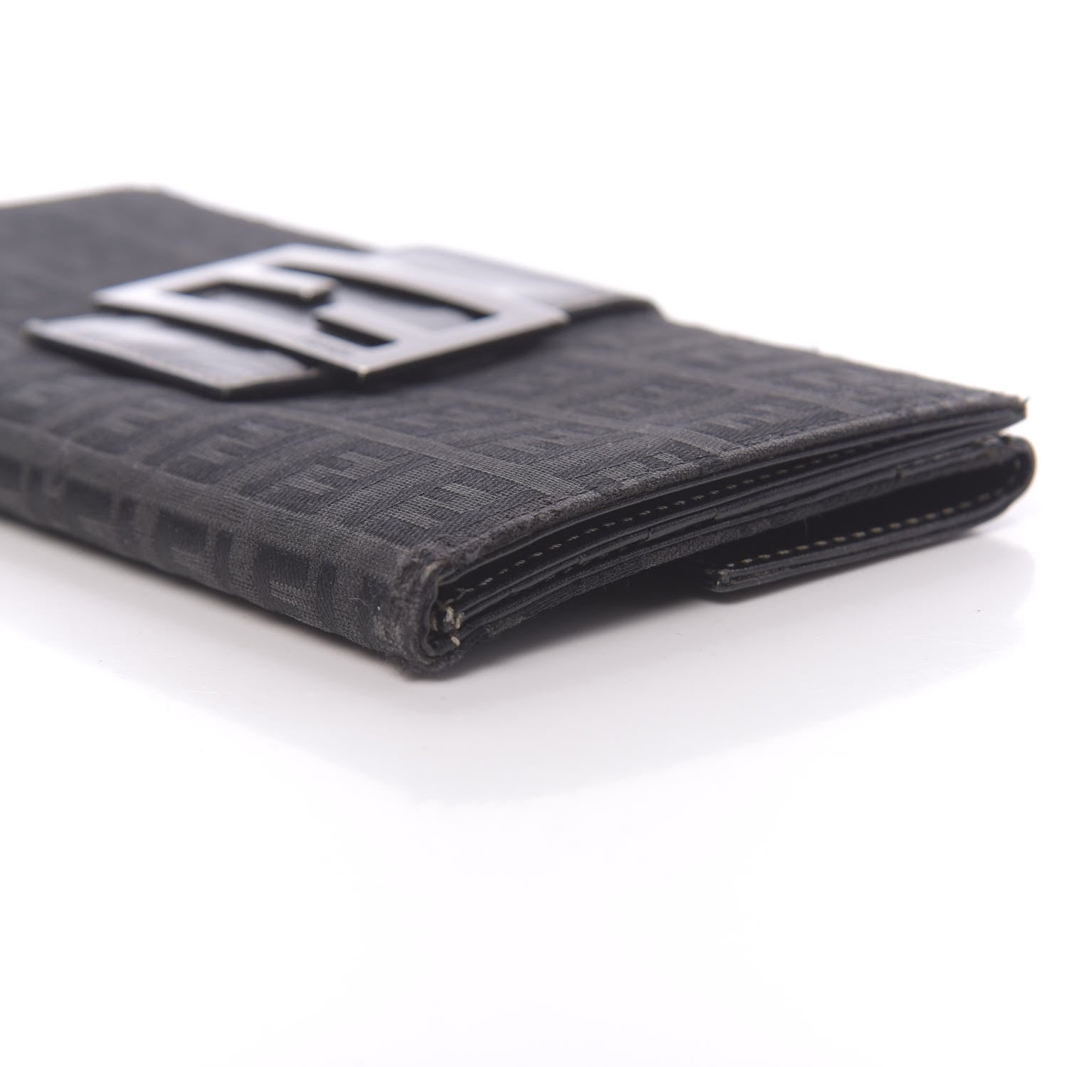 Fendi Zucchino Long Wallet Black 10 of 15