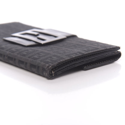 Fendi Zucchino Long Wallet Black 10 of 15