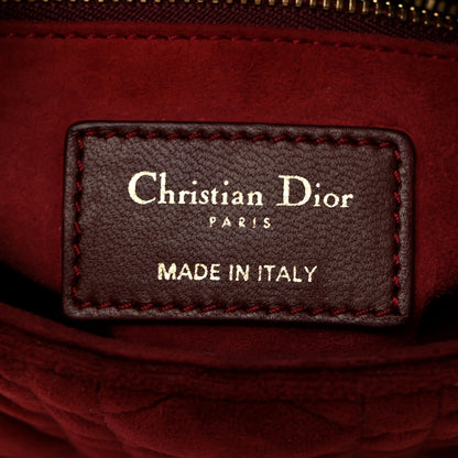 Christian Dior Velvet Mini Lady Dior Red 6 of 10