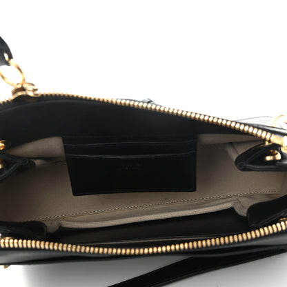 Chloe Calfskin Suede Small Roy Bag Black 7 of 11