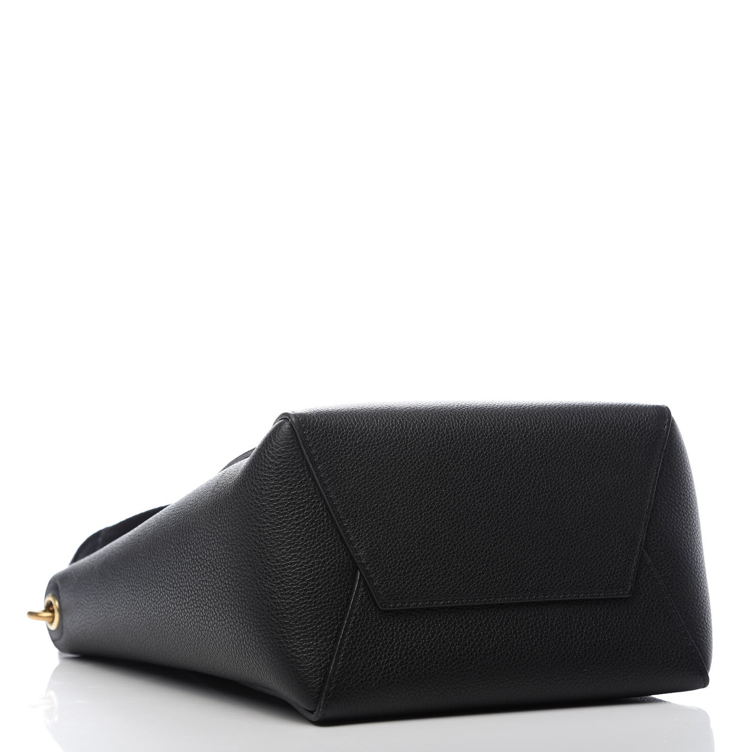 Celine Soft Grained Calfskin Small Sangle Bucket Bag Black 3 of 7