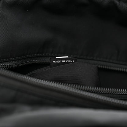 Prada Tessuto Nylon Double Pocket Belt Bag Black 8 of 15
