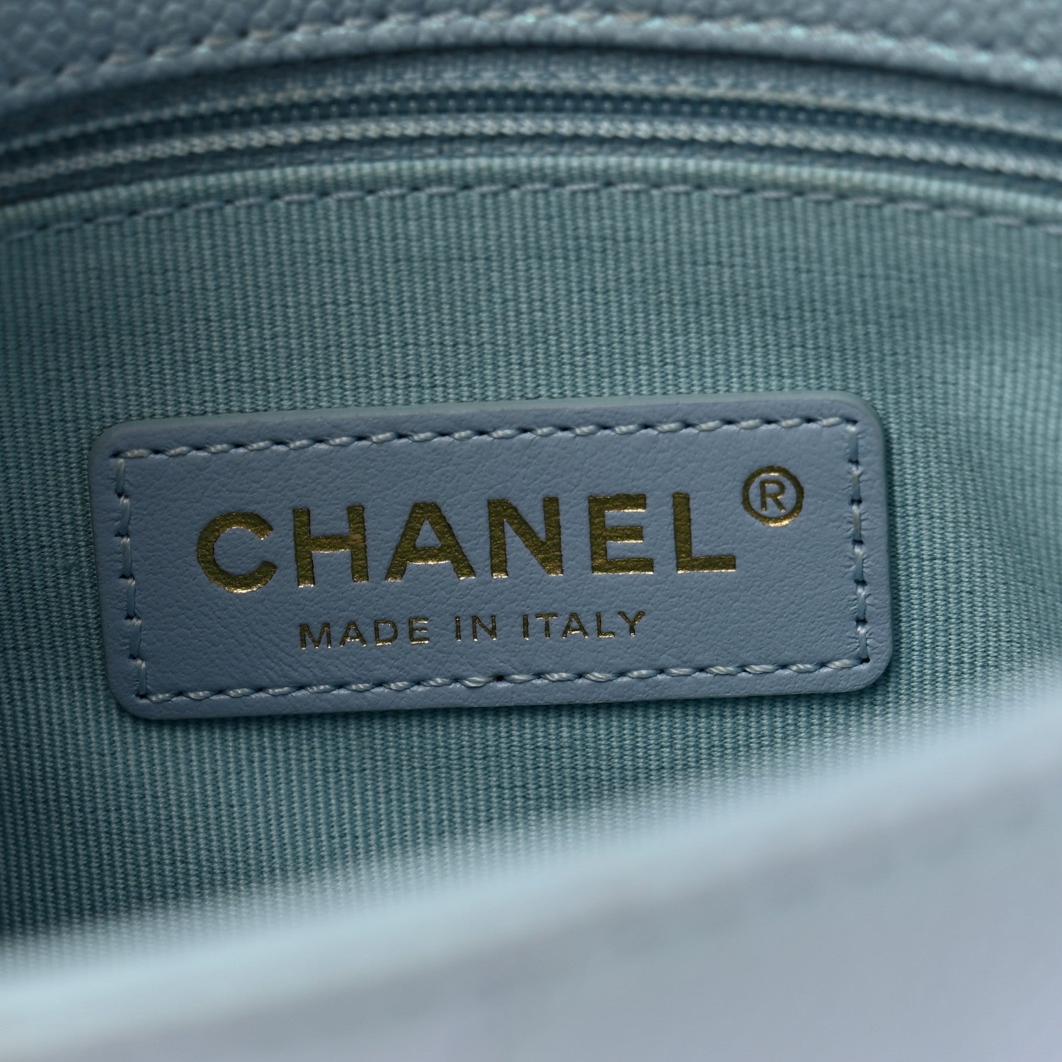 Chanel Caviar Quilted Mini My Perfect Flap Light Blue 6 of 10
