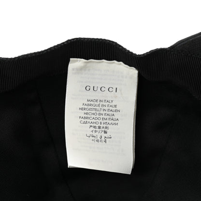 Gucci Monogram Textured Dollar Calfskin Zeno Baseball Hat M Black 9 of 11