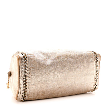 Chanel Metallic Goatskin Medium Luxe Ligne Bowler Light Gold 4 of 11