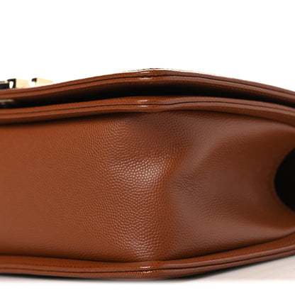 Chanel Caviar Quilted Medium Boy Flap Brown 10 of 10