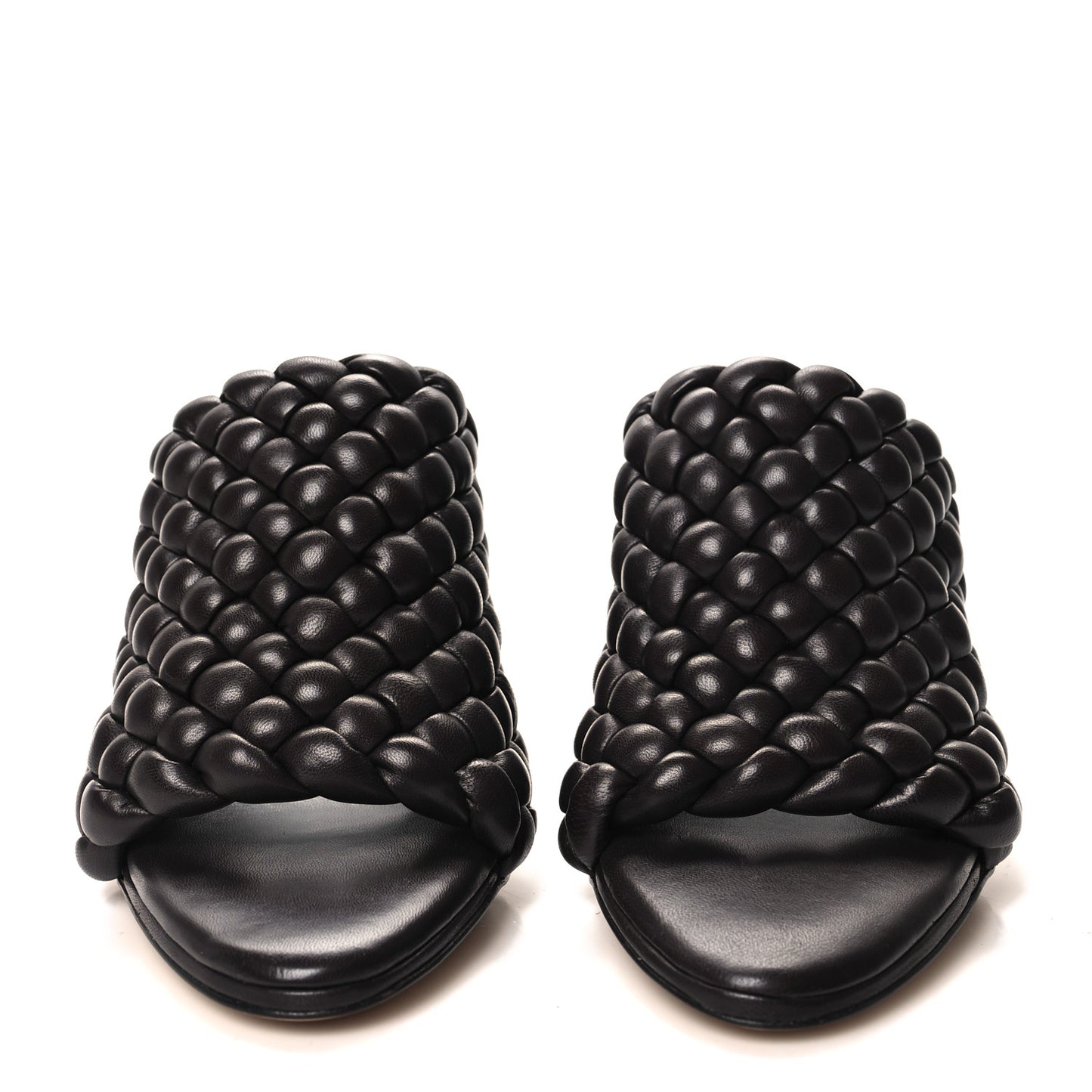 Nappa Padded Intreccio The Curve Sandals 36.5 Fondant