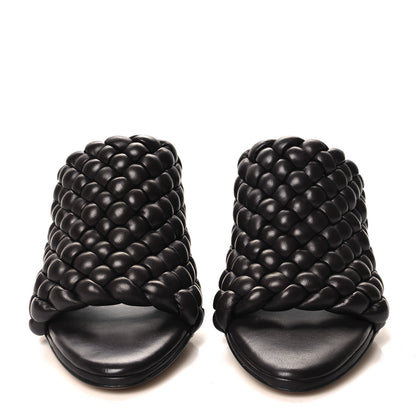 Bottega Veneta Nappa Padded Intreccio The Curve Sandals 36.5 Fondant 2 of 8