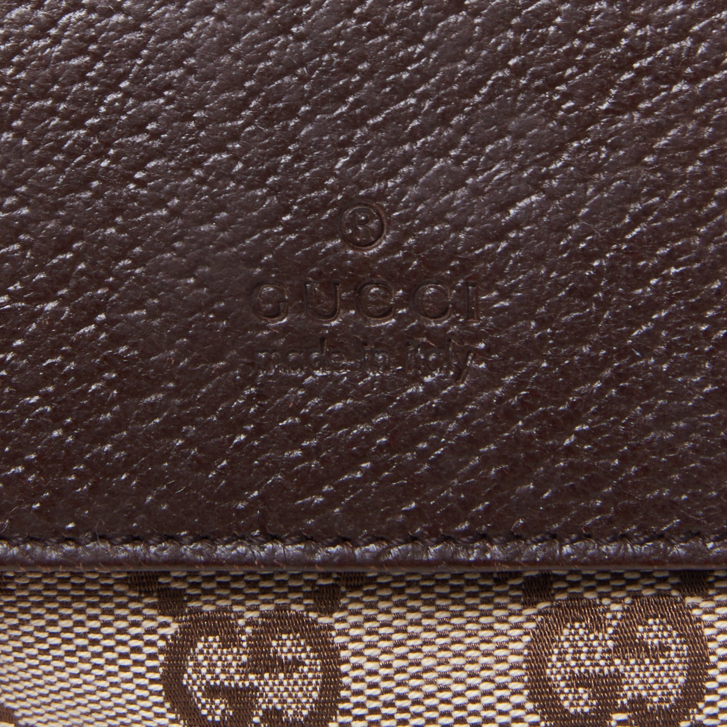 Gucci GG Monogram Web Double Pocket Belt Bag Dark Brown 7 of 7