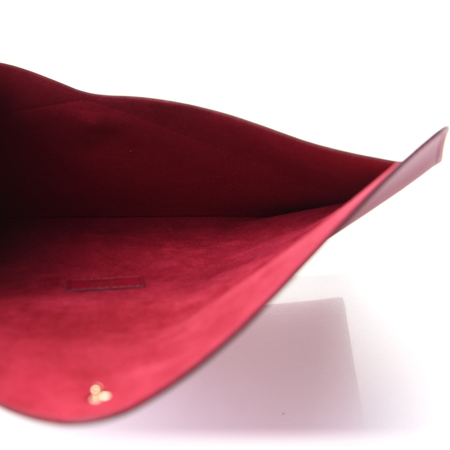 Calfskin Envelope Pouch Pink