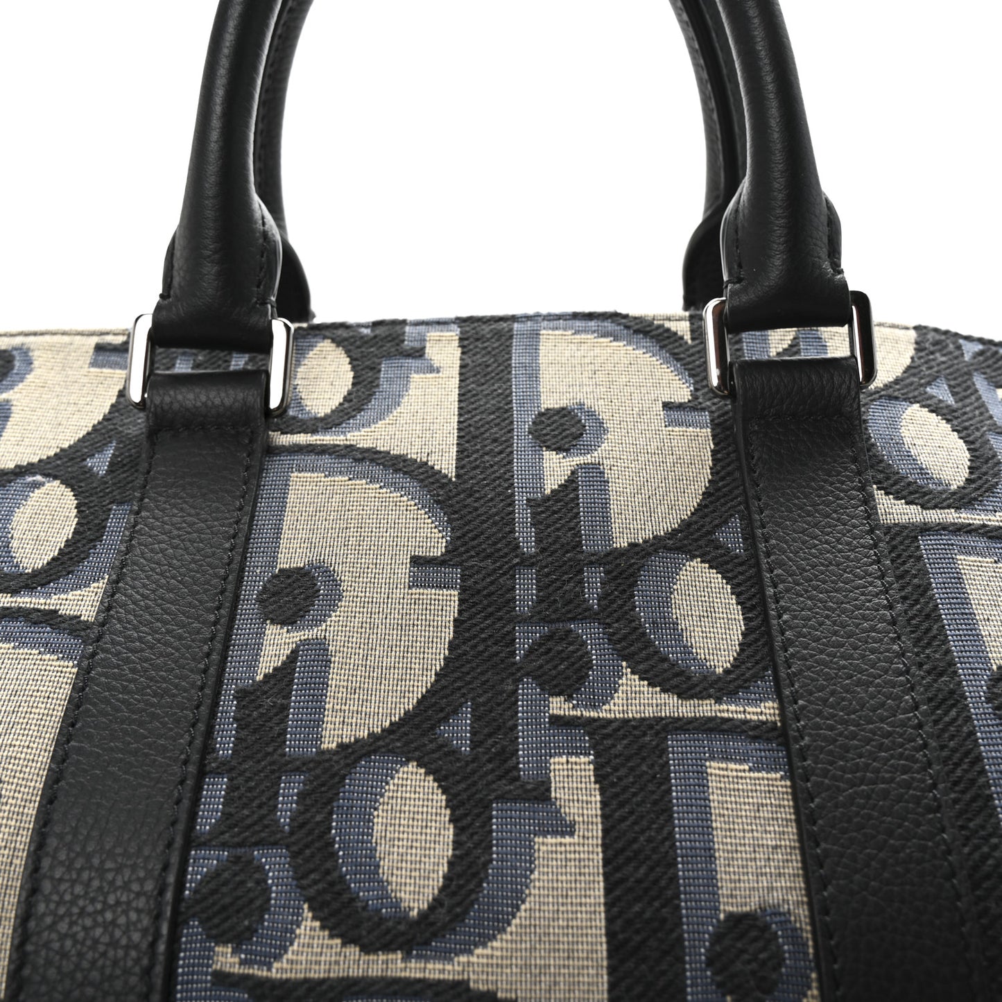 Maxi Oblique Jacquard Weekender 40 Beige Black
