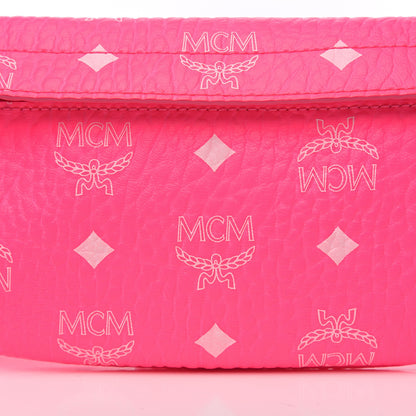 MCM Visetos Mini Crossbody Neon Pink 6 of 8