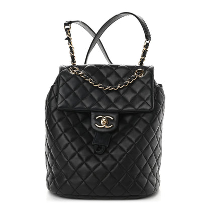 Chanel Lambskin Quilted Small Urban Spirit Backpack Black 1 of 9
