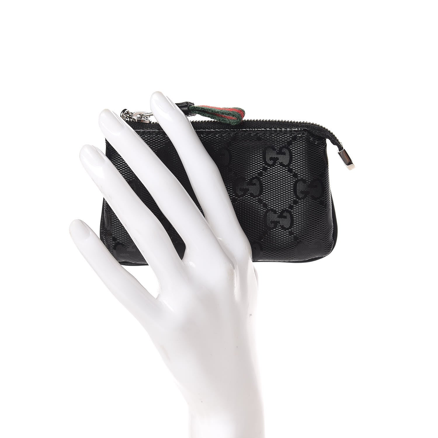 Gucci Imprime Monogram Key Case Black 1 of 8